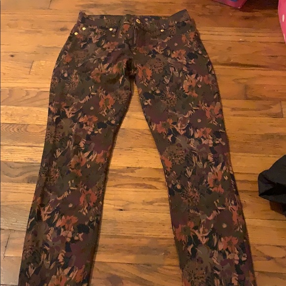 Flower print fall style pants - Picture 1 of 1